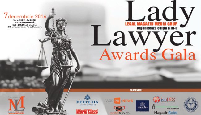Gala Lady Lawyer – 7 decembrie